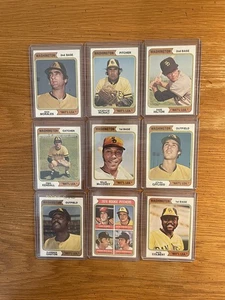 1974 Topps Washington Nat'L League Complete Error Set #1-15  EX Near Mint - Picture 1 of 2