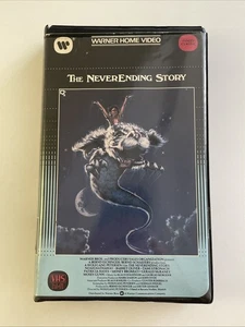 The NeverEnding Story (VHS, 1984) Fantasy Rare HTF OOP Warner Big Box Clamshell - Imagen 1 de 3