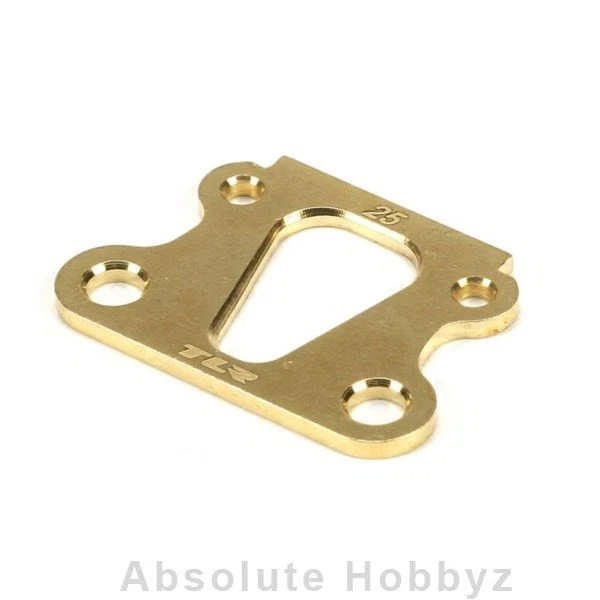 Team Losi Racing Brass Kick Angle Shim, 25 Degrees: 22 - TLR1049 - Image 1 of 1