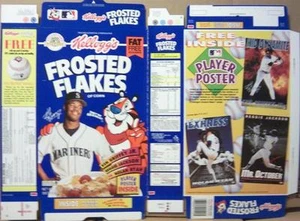 Mariners MLB Kellogg's 1993 caja de cereales sin usar plano oc342 - Imagen 1 de 1