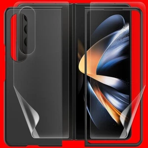 Outer&Back Soft Hydrogel And PC Hard Cover f Samsung Galaxy Z Fold 4 SM-F936U US - Picture 1 of 1