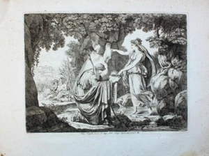 Numa Pompilius Rom Hain Nymphe Egeria Flussgott Tiber Füllhorn Zukunft Schicksal - Picture 1 of 2