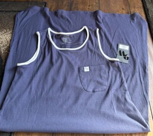 Nine West Nachtwäsche Damen weich & kuschelig ärmellos marine Nachthemd Gr. S Neu mit Etikett - Bild 1 von 6