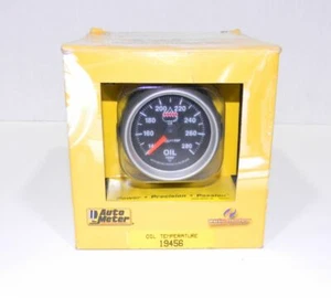 AutoMeter Sport-Comp II Full Sweep Electric Oil Temperature Gauge P/N 19456 NEW - Bild 1 von 2