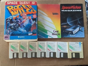 Sierra Space Quest IV Roger Wilco & The Time Rippers Big Box Game for Amiga  - Picture 1 of 7