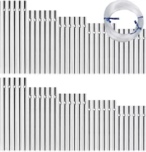 DIY Wind Chime Kit: 60 Metal Tubes & Supplies - Picture 1 of 7