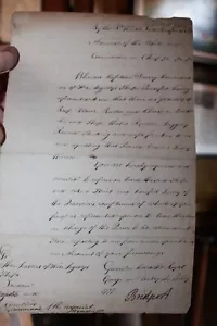 1797 Letter Lord Almirante Alexander Hood Vizconde Bridport HMS Royal George - Imagen 1 de 7