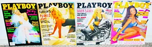Lot of (4) 1997-8 Playboy Magazines (USED) w/CENTERFOLDS - READ FULL DESCRIPTION - Picture 1 of 7