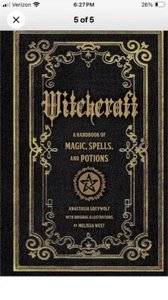 WITCHCRAFT: A HANDBOOK OF MAGIC SPELLS AND POTION Anastasia Greywolf Brand NEW - Picture 1 of 2