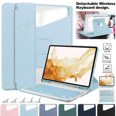 For SAMSUNG Galaxy Tab A9 Plus A8 10.5 S9 EF S6 Lite Tablet Case Keyboard Mouse - Image 1 of 4