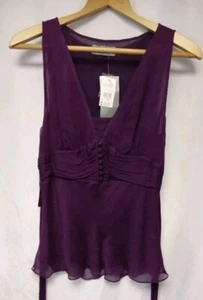 Wallis Petite Purple Top Ladies Size -14(Gurnos) - Picture 1 of 6