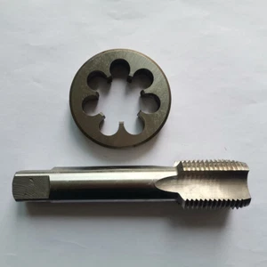 1Set Metric Right Machine M32 X 1 1.5 2 mm Plug Tap and Die - Picture 1 of 12