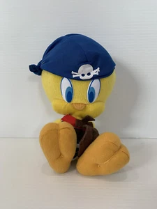Looney Tunes Tweety Bird Pirate Plush 25cm Warner Bros Free Tracked Post - Picture 1 of 3