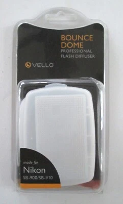 Vello Bounce Dome (Diffuser) for Nikon SB-900/ SB-910 Speedlights New in package - Image 1 of 3