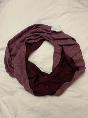NUEVO CON ETIQUETAS Lululemon Vinyasa Bufanda Envoltura HRGR/BRDR Brezo Uva Burdeos Drama Rulu Foto 1 de 4