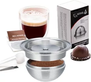 New Vertuoline Stainless Steel Reusable Coffee Capsule Nespresso Fast Shipping - Picture 1 of 7