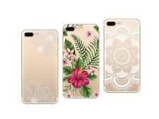 Apple IPHONE 7, IPHONE 8 - Pack Of 3 Shells Soft Gel And Solid With Prints