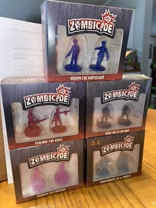 Zombicide Lot Of 5 Adriana, Marvin, Rick, Claudia and Union Worker. - Picture 1 of 3