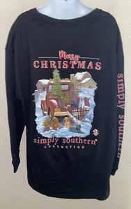 Simply Southern Christmas Shirt NWT Size YM - Picture 1 of 2