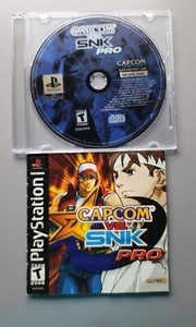 Capcom vs. SNK Pro (Sony PlayStation 1, 2002) Disc + Manual. Tested & Working - Picture 1 of 3