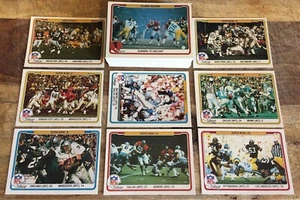 1982 Fleer NFL Football Team Action / Partial Set (70) w/8 SBowl Cards / NM-MT - Picture 1 of 2
