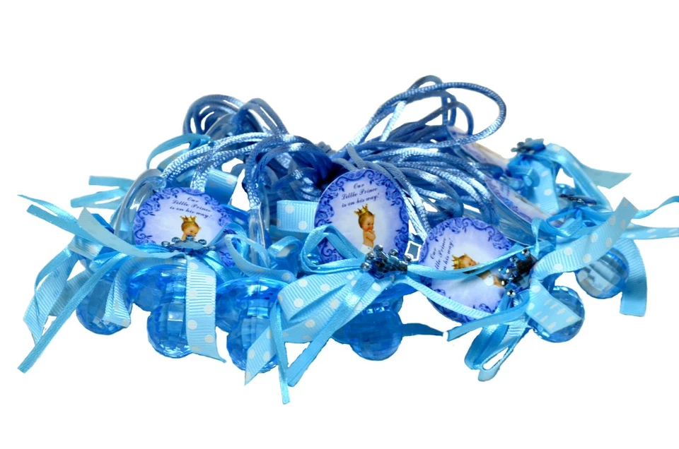 Collar chupete baby shower príncipe princesa Foto 1 de 4