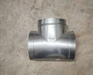 Estufa HVAC Horno Tubo Flujo Completo Redondo Camiseta 8 "X 8" X 8" Diámetro - Imagen 1 de 7