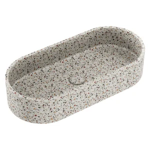 Fienza Jada Pill Concrete Above Counter Basin Terrazzo RB013TZ - Picture 1 of 3