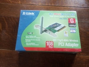D-link Air Plus Wireless Network Xtreme G DWL-G520 2.4GHz Wireless, PCI Adapter - Photo 1/6