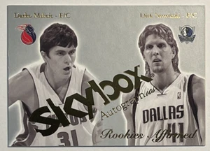 2004-05 Skybox Autographics #15 Dirk Nowitzki Darko Milicic Rookies Affirmed - Picture 1 of 2
