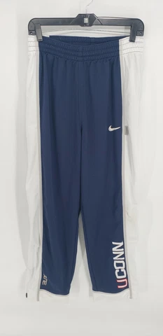 Nike UConn Huskies Dri Fit Pants Medium Warm Ups Vintage Cover