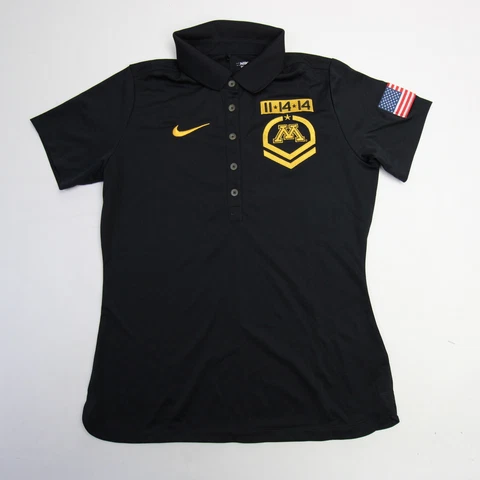 Minnesota Golden Gophers Nike Golf Polo Women's Black New Cover