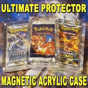 Pokemon Acryl Booster Pack magnetische Vitrine/Schutzhülle (nur Etui) - Bild 1 von 2