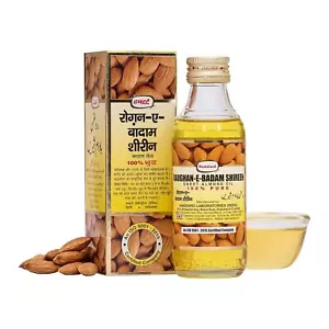 Badam Rogan Oil Shirin Almond 100 % Pure Hamdard Sweet Roghan Free Shipping - Bild 1 von 6