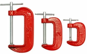 Mini-Schraubzwingensatz Sägezwingen Set Modellierzwingen 3 Tlg. 25, 50, 75 mm - Bild 1 von 1