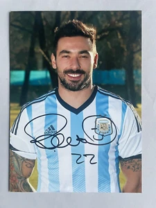 EZEQUIEL IVAN LAVEZZI Argentinien Vizeweltmeister 2014 signed Foto 20x28 - Picture 1 of 1