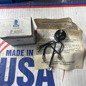Tecumseh refrigeration motor overload protector 83507, OEM factory part NOS/New! - Picture 1 of 3