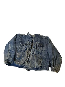 Chaqueta vaquera forrada a cuadros de lana de vid de colección EE. UU. - Imagen 1 de 17