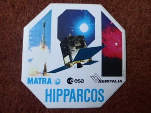 AUTOCOLLANT STICKER SATELLITE HIPPARCOS MATRA AERITALIA ESA SPACE ARIANE ESPACE - Bild 1 von 1