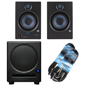 Presonus Eris 5BT Boxen 2nd Gen mit Eris Sub 8 BT Subwoofer und Klinkenkabel - Picture 1 of 11