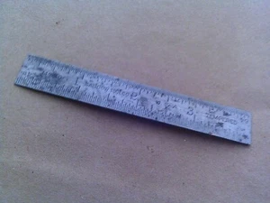Sandow 4 inch Steel Rule Made In USA - Picture 1 of 2