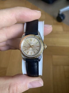 Rolex Oyster Perpetual Damen Gold/Stahl, 24mm Durchmesser, Automatik - Bild 1 von 7