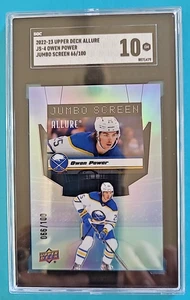 2022-23 Owen Power Upper Deck Allure Rookie JUMBO SCREEN JS-4 RC SGC 10 GEM MINT - Picture 1 of 4