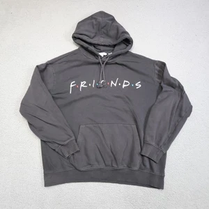 Friends Hoodie Herren mittelgrau H&M Pullover Kängurutasche TV Show Grafik - Bild 1 von 16