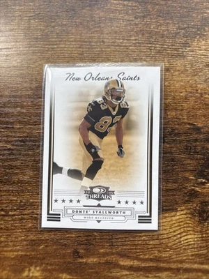 2006 Donruss Threads - Donte Stallworth #65 - Image 1 of 2