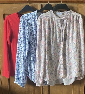 Papaya, George, Double Two Langarm Bluse, Top - 3 Oberteile Paket UK 12 - Bild 1 von 16