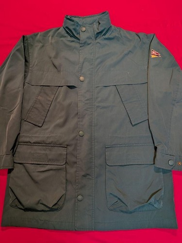 Cappotto verde Burberry's vintage Jkt anni 90 unisex taglia M nuovo