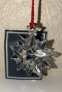 Waterford Marquis Crystal Star 2004 Snowflake Christmas Ornament Boxed F320421 - Picture 1 of 4