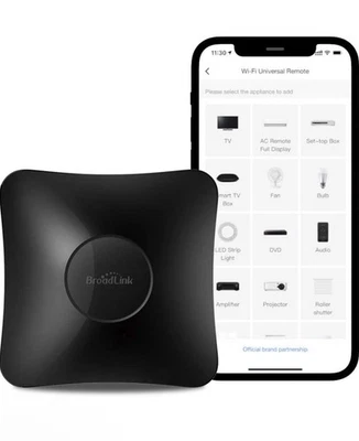 BroadLink RM4 pro ИК и РЧ универсальный пульт дистанционного управления - Изображение 1 из 4