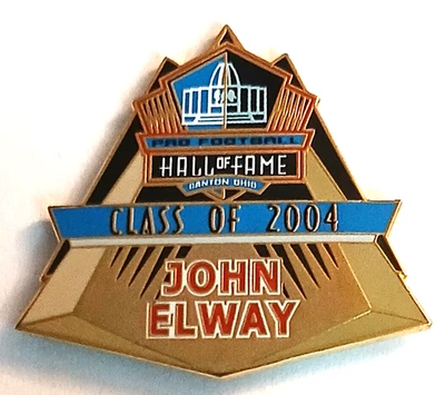 Prendedores de los Denver Broncos RARO John Elway Prendedor de Jugador del Salón de la Fama NFL Prendedor de Fútbol Foto 1 de 3